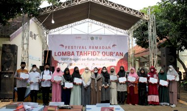 Gelar Festival Ramadan 1443 H PPPA Daarul Qur’an Surabaya  Gandeng SMPN 3 kota Probolinggo