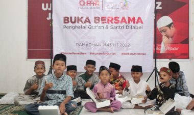 Buka Bersama Sahabat Difabel, Penghafal Al-Qur'an dan Santunan Anak Yatim