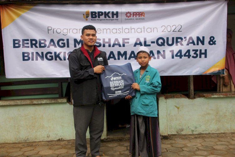 PPPA Daarul Qur'an Yogyakarta Salurkan Bingkisan Ramadan BPKH RI untuk Santri Rumah Tahfidz