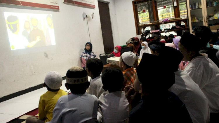 PPPA Daarul Qur’an Semarang Ajak Santri TPQ Daqu Generation Nobar Kisah Nabi Ibrahim