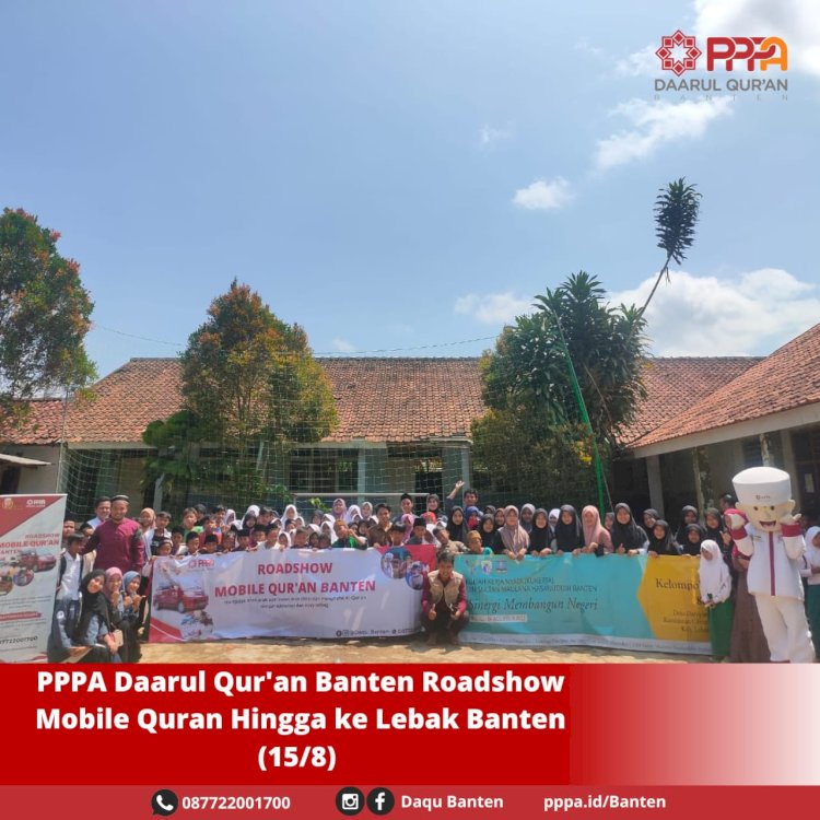 Roadshow Mobile Quran Banten Sapa Anak-anak di Lebak Banten