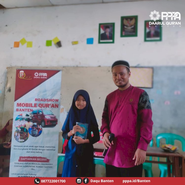 Roadshow Mobile Quran Banten Sapa Anak-anak di Lebak Banten