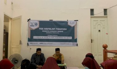 Jelang Wisuda Akbar ke-10, Sejumlah Santri Rumah Tahfizh di Sulsel Ikut Tes Hafalan