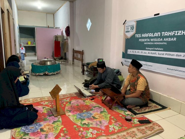 Jelang Wisuda Akbar ke-10, Sejumlah Santri Rumah Tahfizh di Sulsel Ikut Tes Hafalan