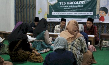 Jelang Wisuda Akbar ke-10, Santri Rumah Tahfidz Jawa Tengah ikuti Tes Hafalan