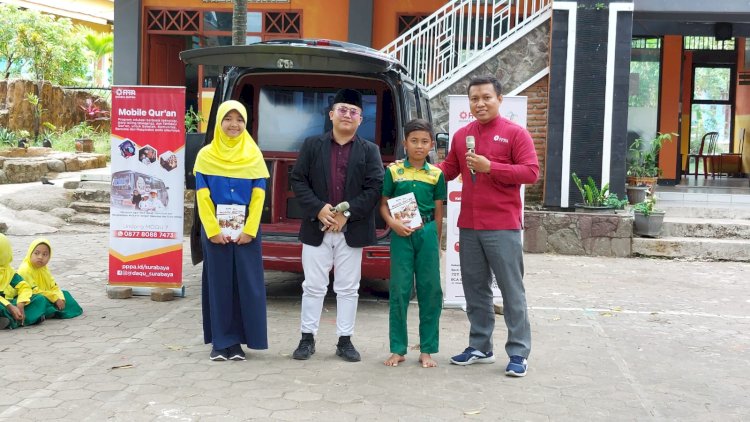 PPPA Daarul Qur'an Surabaya Gelar Mobile Qur'an  di Yayasan Khalafiyah Hasaniyah Probolinggo