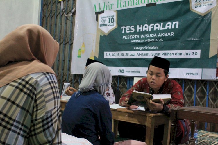 Jelang Wisuda Akbar ke-10, Santri Rumah Tahfidz Jawa Tengah ikuti Tes Hafalan   