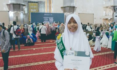 Denisa, Santri Terbaik dari Rumah Tahfizh Mifaro Ciwidey dengan Hafalan 10 Juz