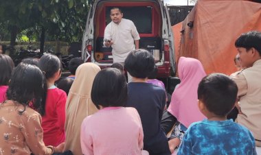 Mobile Qur'an Datang, Penyintas Gempa Cianjur Senang