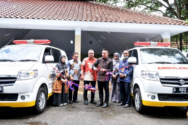 PPPA Daarul Qur'an Melakukan Serah Terima Mobil Ambulans wilayah Banten Program Kemaslahatan BPKH 2022