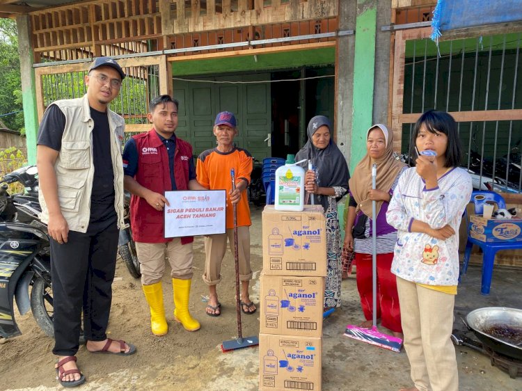 Aksi Sigab PPPA Daarul Qur'an Medan Peduli Banjir Aceh Tamiang