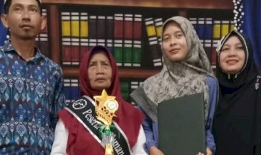 Sosok Hj. Boyem, Nenek 75 Tahun di Khataman dan Harlah ke-8 Rumah Tahfizh Jannatiy Lampung