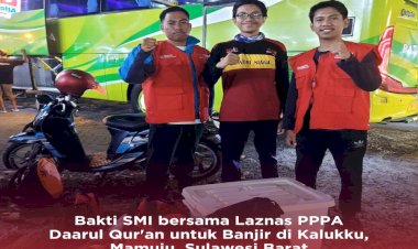 Sigab PPPA Daarul Qur’an Sulsel Menuju Lokasi Banjir Mamuju