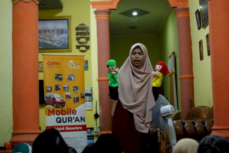 Dita Azura, Santri yang Unjuk Gigi dalam Aksi Mobile Qur'an PPPA Daarul Qur'an Medan