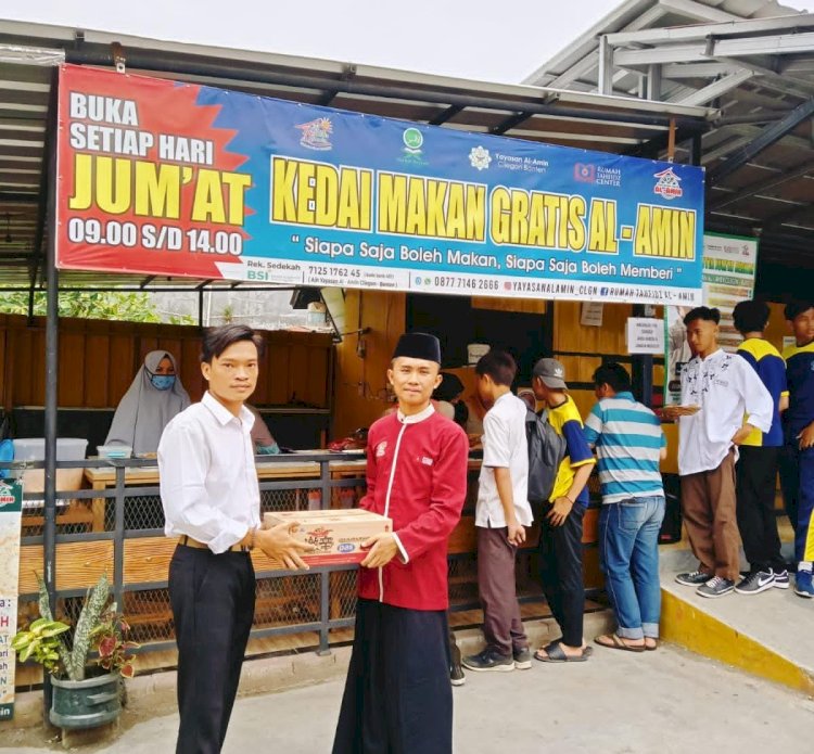 PPPA Daarul Banten Dukung Makan Gratis di Kedai Al-Amin Cilegon