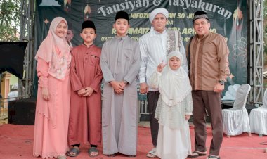 Selesaikan Hafalan 30 Juz, Santri Rumah Tahfizh di Indramayu Gelar Tasyakuran