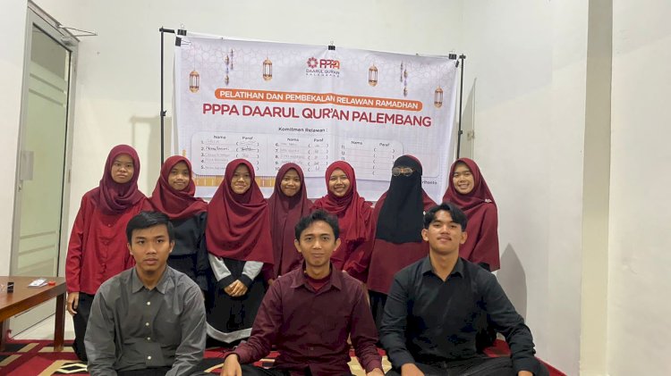 PPPA Daarul Qur'an Palembang Gelar Training  Relawan Ramadan 1444 H