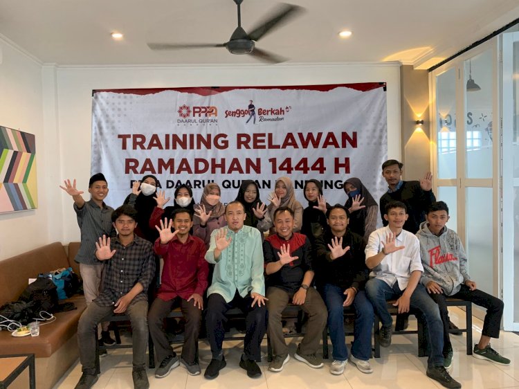 Training Relawan Ramadan 1444 H PPPA Daarul Qur’an Bandung