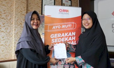 Rumah Tahfizh Al Hadi Salurkan Sedekah Nasional Santri