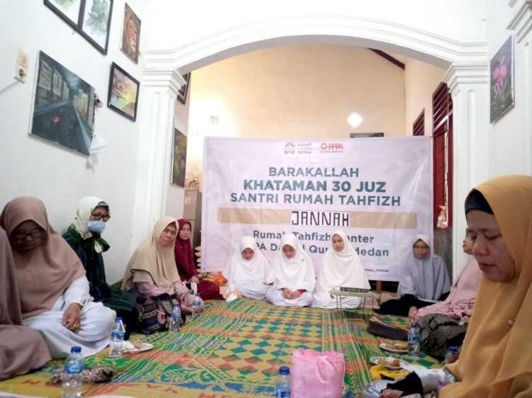 4 Rumah Tahfizh di Sumatera Utara Gelar Khataman 30 Juz Al-Qur'an
