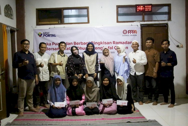 Laznas PPPA Daarul Qur'an dan MNC Gelar Buka Puasa Bersama Santri Rumah Tahfizh Nurul Qur'an Tangerang