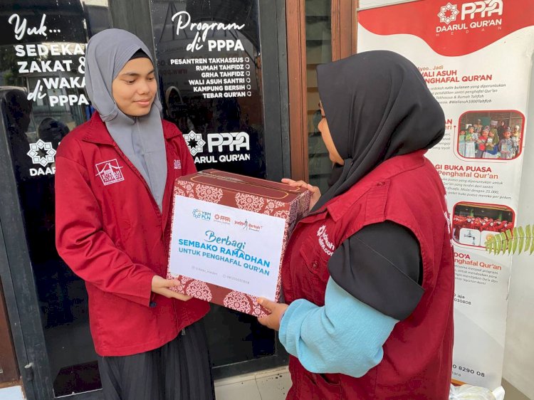 PPPA Daarul Qur'an Medan Salurkan Bingkisan Ramadan untuk Santri Yatim, Piatu dan Dhuafa