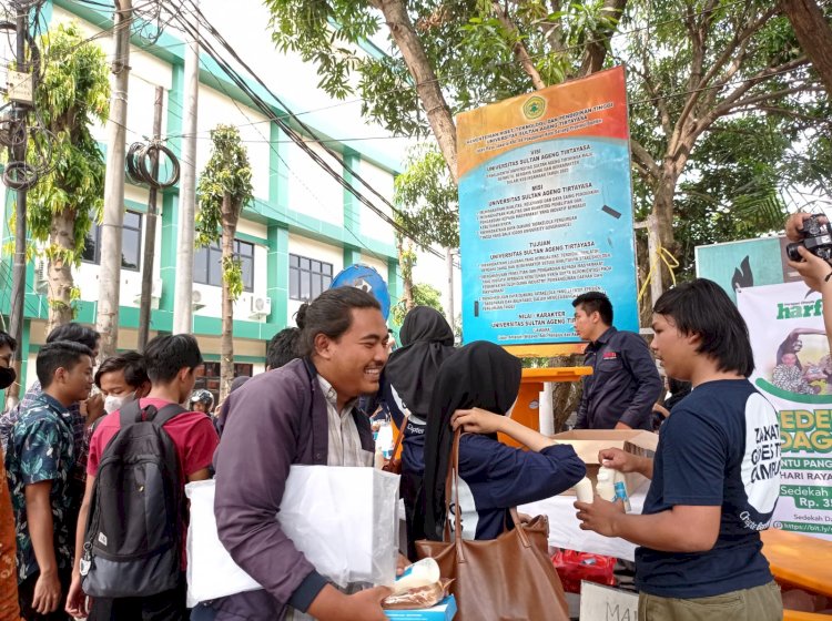 PPPA Daarul Qur'an Banten Berbagi Roti Gratis di Zakat Goes to Campus