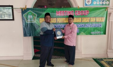 Meeting Group Optimalisasi Program Wakaf dan ZIS Bersama Kemenag Kota Cilegon