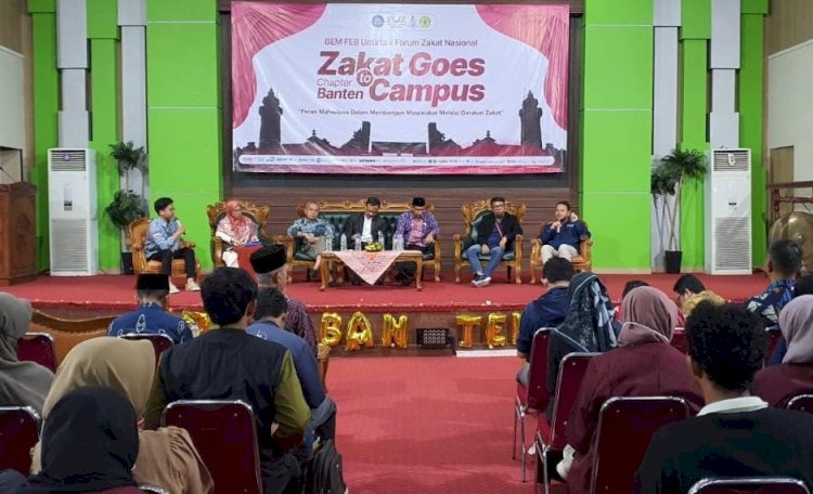 Zakat goes to Campus di Untirta Banten, FOZ Tegaskan Peran dan Partisipasi Mahasiswa dalam Gerakan Zakat
