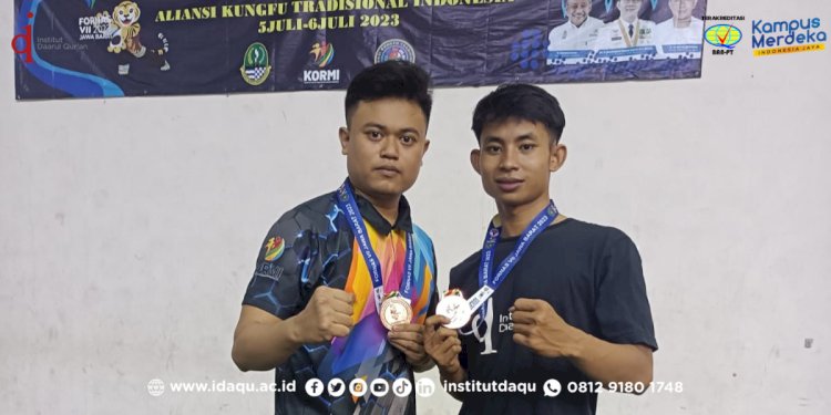 Mahasiswa Idaqu Juara 3 Kungfu di Fornas Jabar 2023