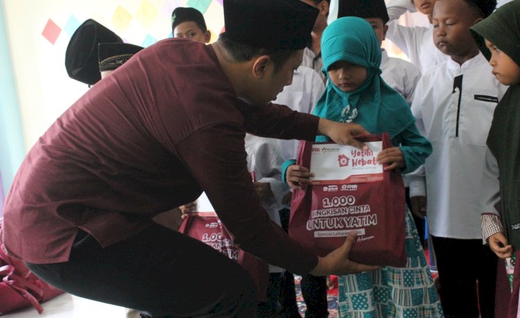 PPPA Daarul Qur’an Semarang dan Rumah Tahfizh Aghitsna Gelar Santunan Anak Yatim