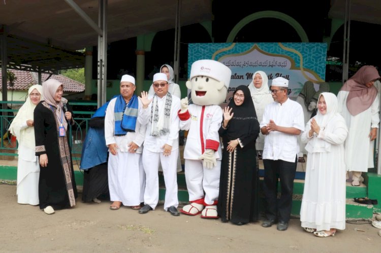 Boneka Hafizh Daqu Ramaikan Manasik Haji Anak-anak PAUD se-Kota Serang