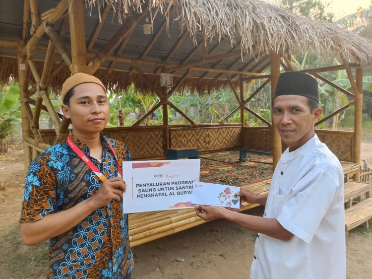 PPPA Daarul Qur'an Lampung Salurkan Program Saung Tahfidz untuk Santri Rumah Tahfidz Bani Rija
