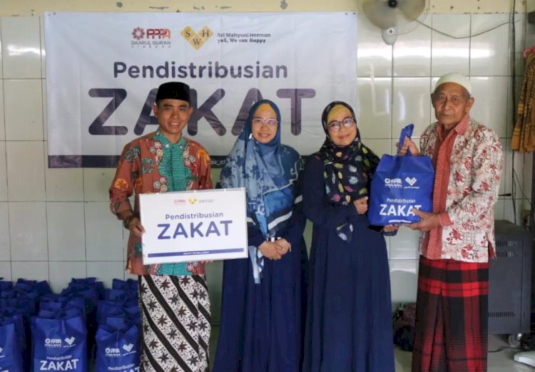 PPPA Daarul Qur’an Cirebon Distribusikan Zakat Maal Amanah Mitra Kerja Sama