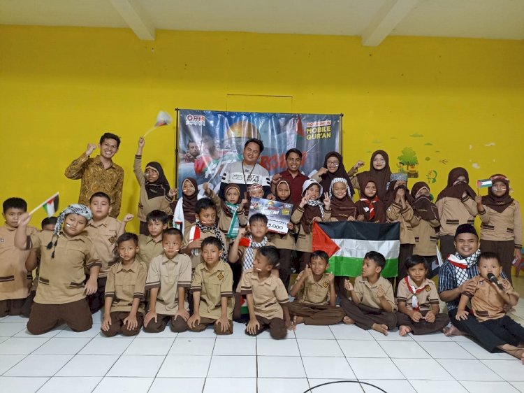 Aksi Mobile Qur'an Bogor Sapa Anak-anak di SD Daqu Cimanggis