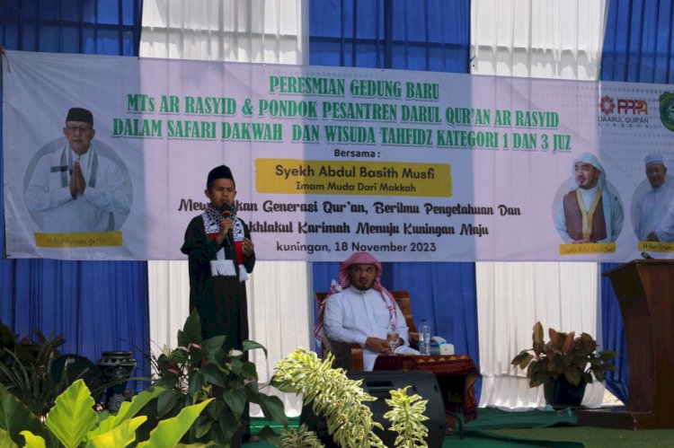 Safari Dakwah Syekh Abdul Basith meresmikan Pondok Pesantren Daarul Qur’an Ar Rasyid