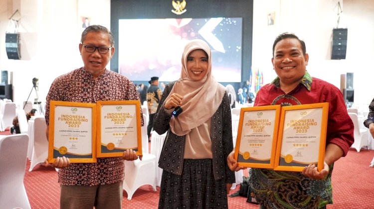 Laznas PPPA Daarul Qur'an Raih Empat Penghargaan dalam Ajang IFA Award 2023