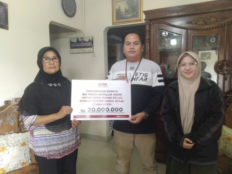 Laznas PPPA Daarul Quran Bogor Berikan Bantuan Biaya Sewa untuk Rumah Tahfidz Tunanetra Nurul Qolbi