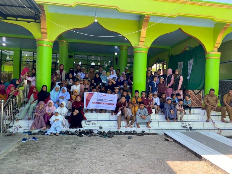 Al-Qur'an Wakaf  Untuk Adik-Adik Mengaji Pulau Kampai, Langkat