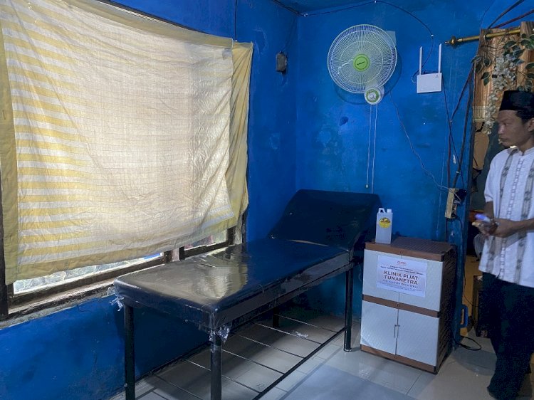 PPPA Daarul Quran Bogor Salurkan Fasilitas Klinik Pijat Bagi Disabilitas Tunanetra