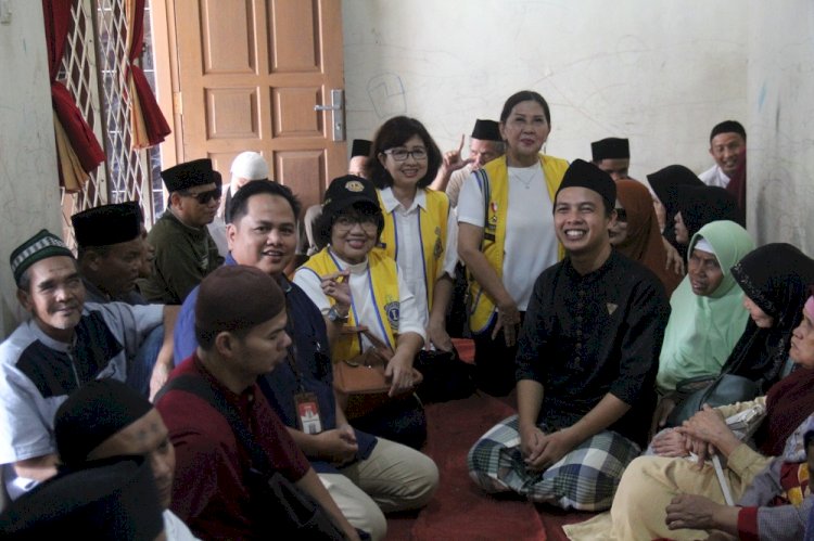 Yayasan Lions Club Bogor Berbagi Kasih di Rumah Tahfidz Tunanetra Nurul Qolbi
