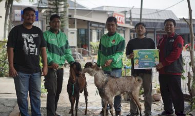 Grab Gandeng PPPA Daarul Qur'an Jawa Timur Penyaluran Hewan Qurban