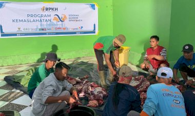 Qurban Amanah BPKH RI disembelih dan didistribusikan di Sulawesi Selatan