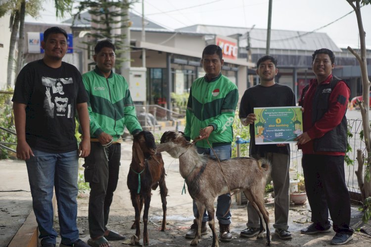 Grab Gandeng PPPA Daarul Qur'an Jawa Timur Penyaluran Hewan Qurban