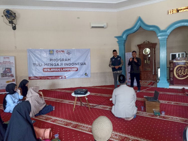 Laznas PPPA Daarul Qur’an Lampung Gelar Kelas Pertama Tuli Mengaji di Bandar Lampung