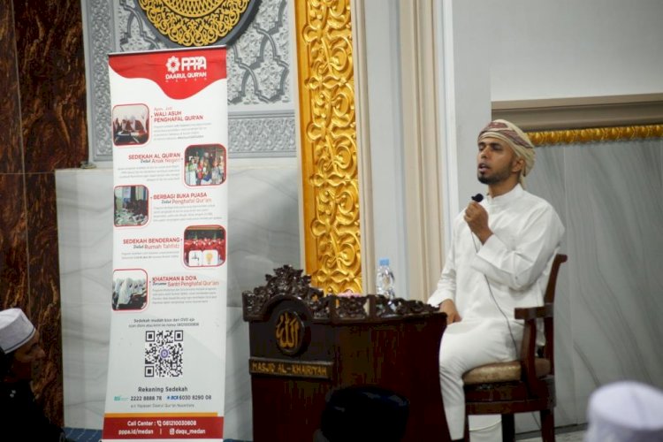 PPPA Daarul Qur'an Medan Gelar Safari Dakwah Bersama Syekh Thyazen Al-hakimi di Kota Medan