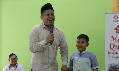 Cerita Seru Kak Toyib Hibur Anak-Anak Komplek Pesona Vista dalam Aksi Mobile Qur'an