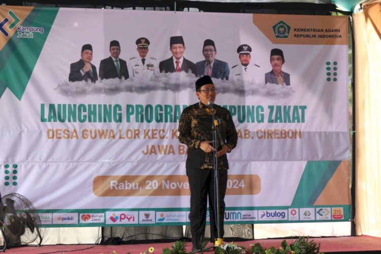 Peluncuran Program Pemberdayaan Kampung Zakat oleh Kementrian Agama di Cirebon