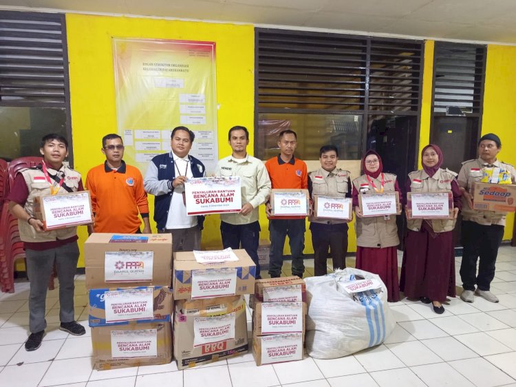 Cepat Tanggap, PPPA Daarul Qur'an Bogor Salurkan Logistik untuk Penyintas Bencana Sukabumi