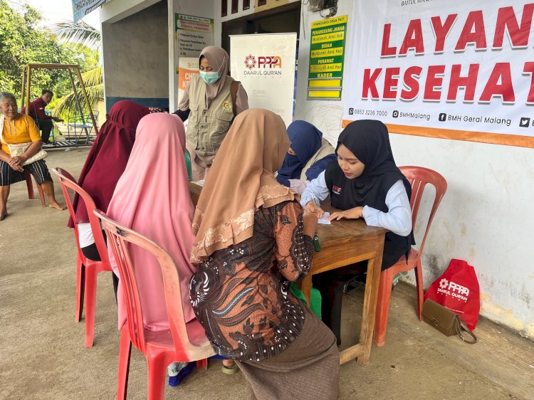 Pengobatan Gratis di Desa Pait, Kolaborasi Bersama Kemenag Kabupaten Malang